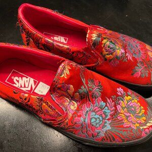 Vans Chinese New Year Slip-Ons, Size 8 Mens, 9.5 Womens For Sale